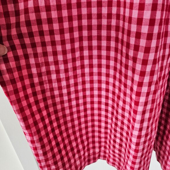 Lazy Oaf Pink Plaid Jumpsuit UK 14 - Picture 8 of 12